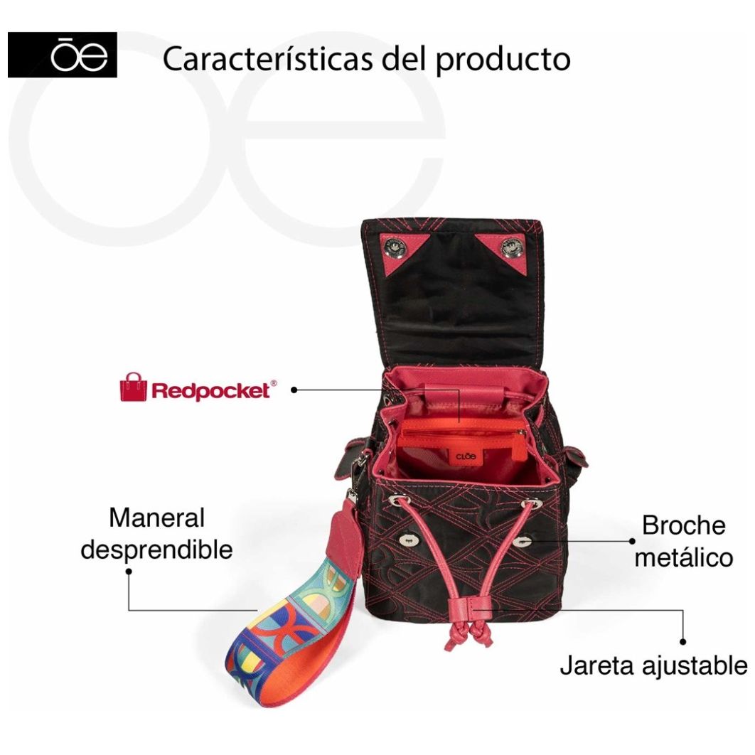 Bolso Backpack Cloe para Mujer