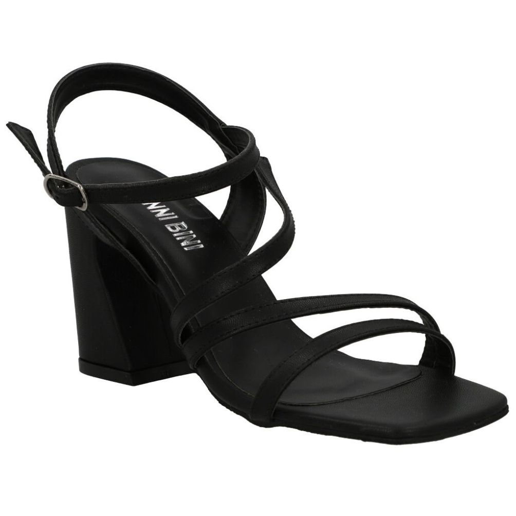 Sandalia Tiras Gianni Bini con Ajuste Pulsera Negro