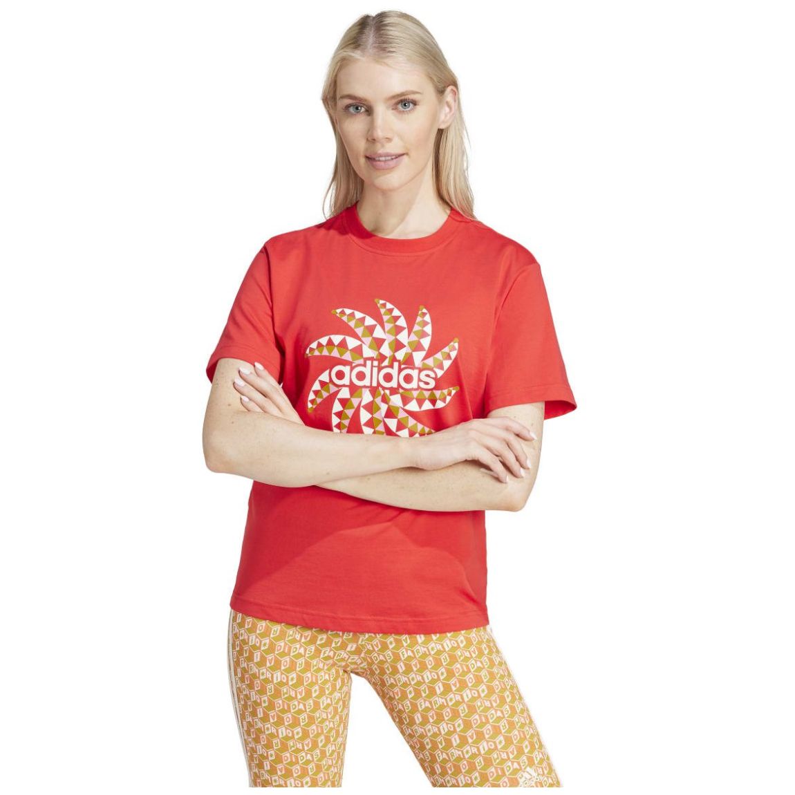 Playera Adidas Gráfico al Frente para Mujer