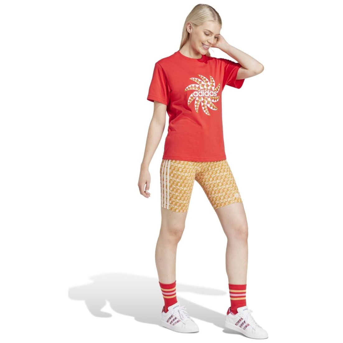 Playera Adidas Gráfico al Frente para Mujer