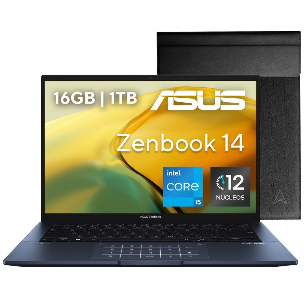 Laptop Asus Zenbook Ux3402Va-Kp555W Intel I5 13Th 16 Ram 1 Tb