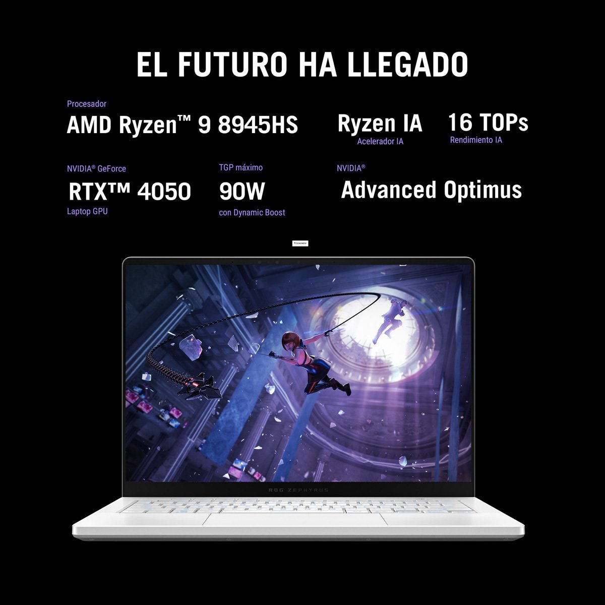 Laptop Asus Ryzen 9 16 Ram 1 Tb Nvidia Rtx4050