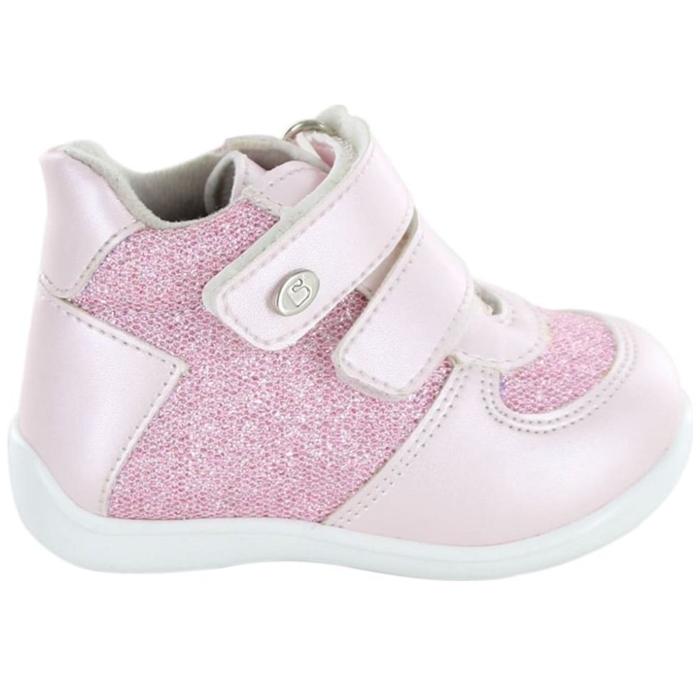 Tenis Coqueta con Velcro 11-13 Rosa