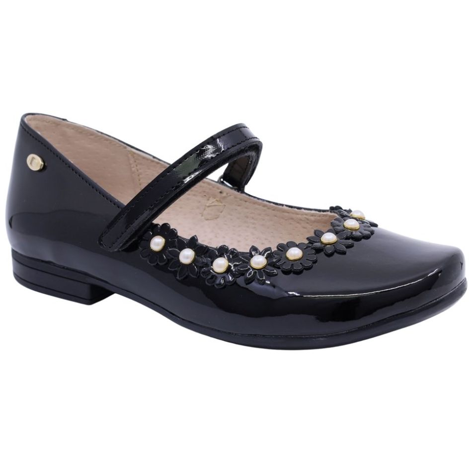 Zapatilla Coqueta con Velcro 17-21 Negro