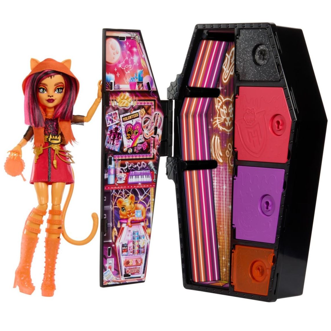 Skulltimates Secrets Sustos Neón Toralei Monster High