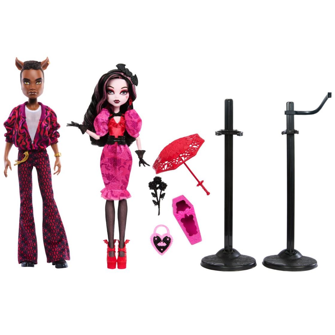 Love Edition Paquete de 2 Draculaura + Clawd Monster High