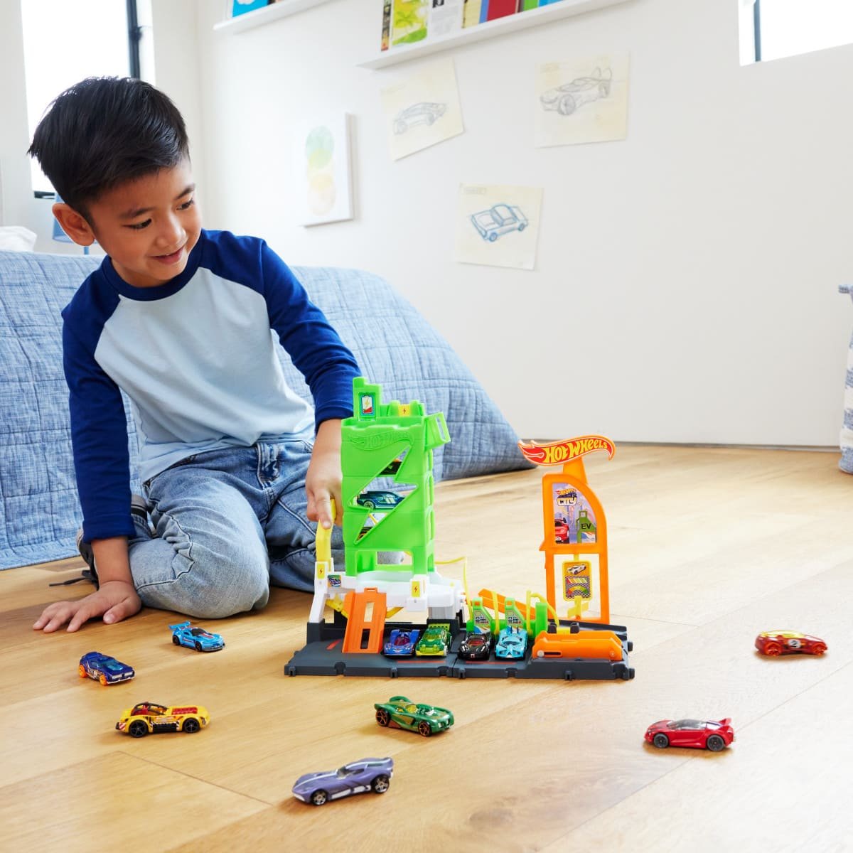 Súper Estación de Gasolina Hot Wheels
