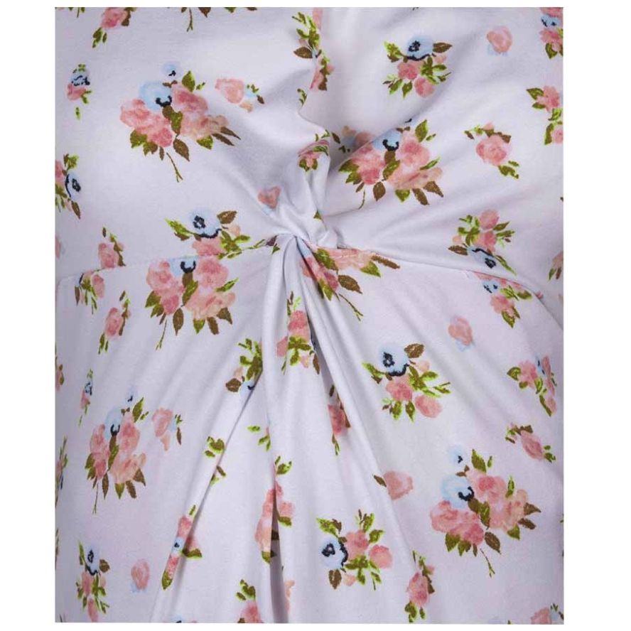 Vestido Ajustado con Manga Corta Doma para Mujer