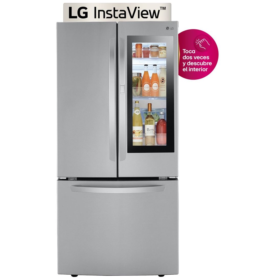 Refrigerador LG Instaview French Door 25 Ft Tecnología Inverter