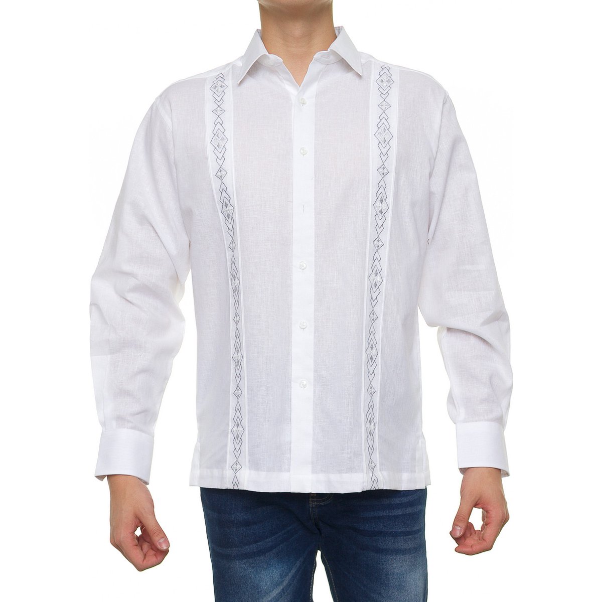 Guayabera Manga Larga para Hombre Manchester