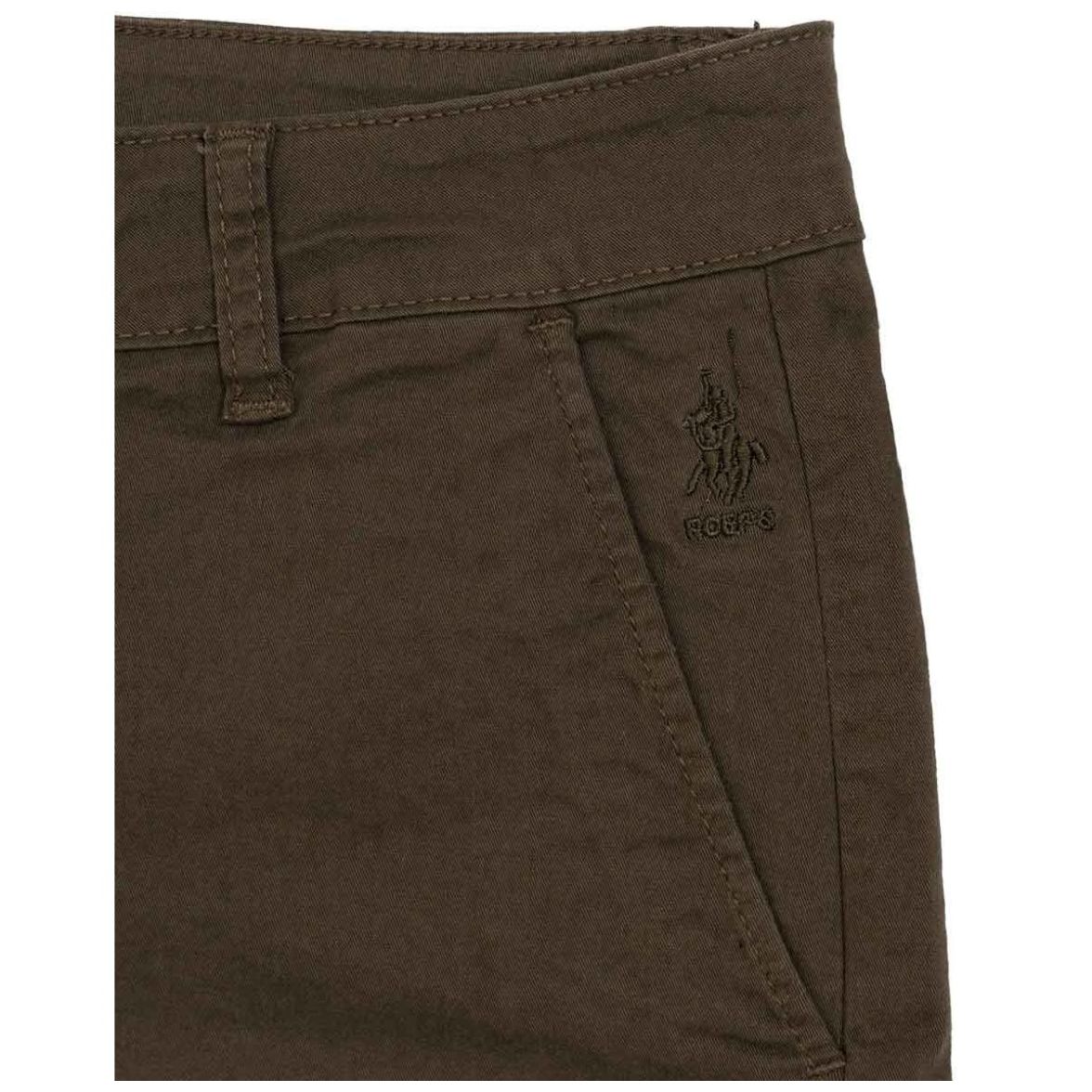 Bermuda Gabardina Polo Club Diseño Liso para Hombre