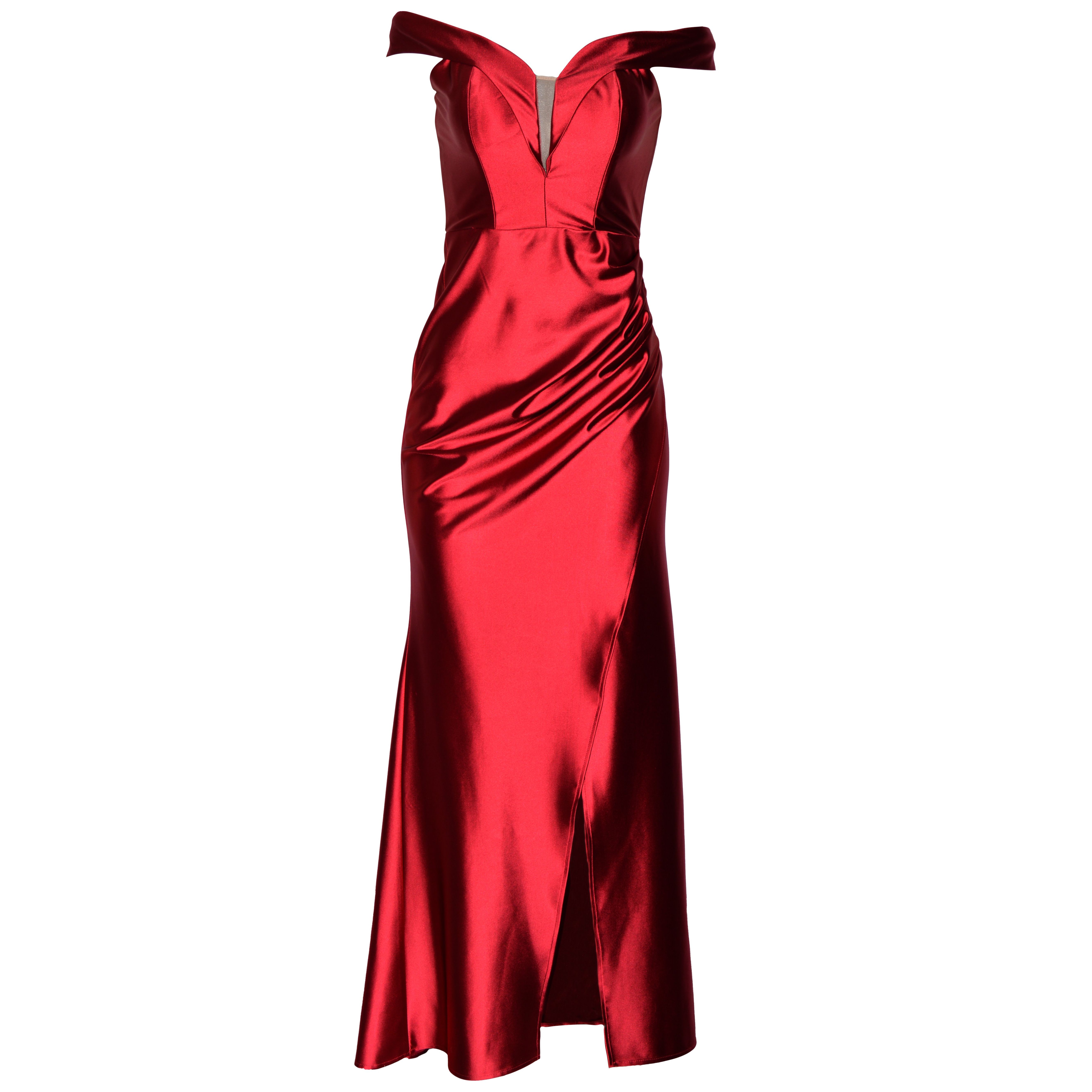 Vestido Largo de Fiesta con Hombro Caído para Mujer Philosophy Jr