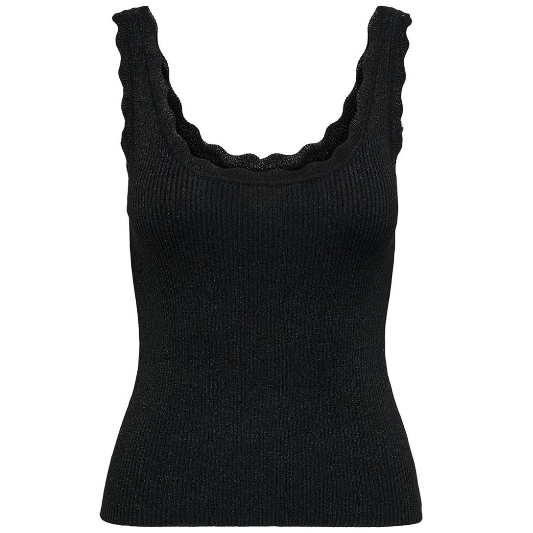 Blusa Tejida Sin Manga Cuello Cuadrado Jdy para Mujer