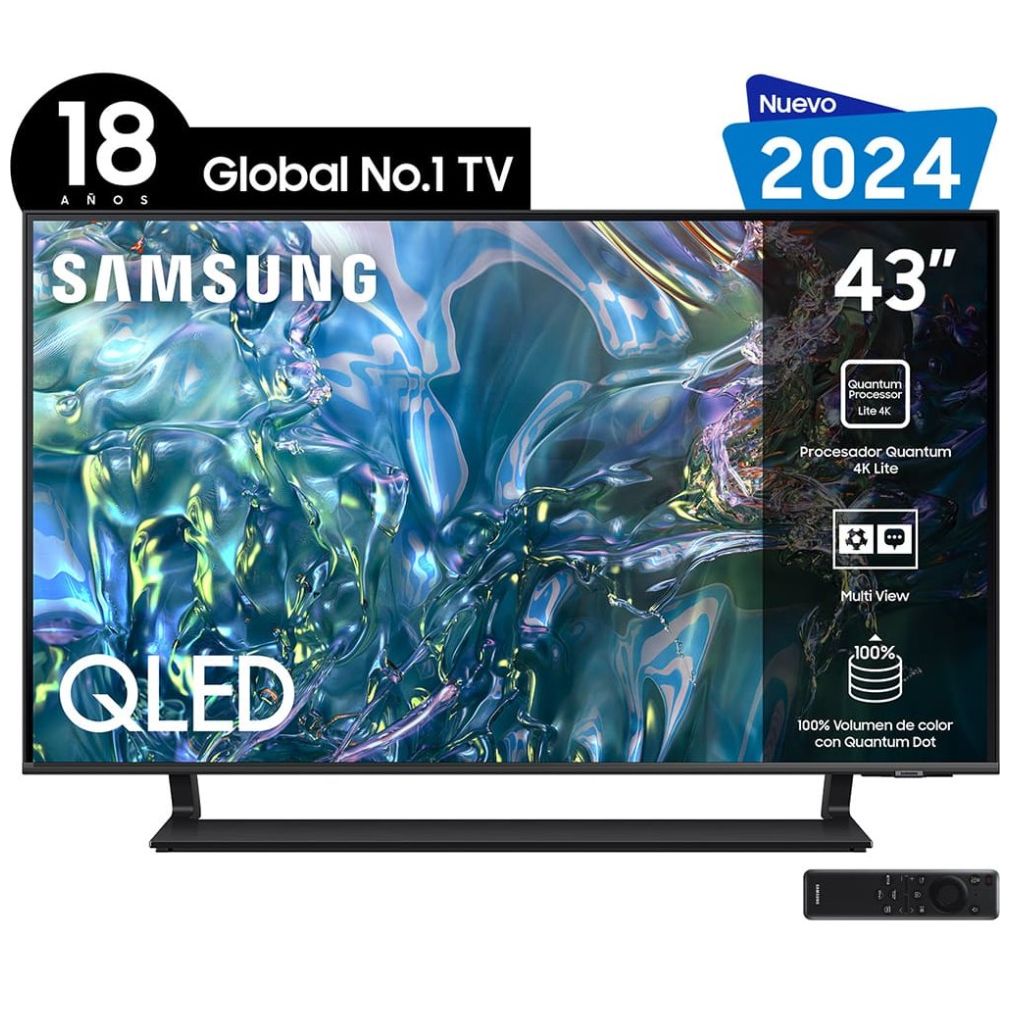 Pantalla Samsung 43 Pulgadas 4K Qled Qn43Q65Dafxzx