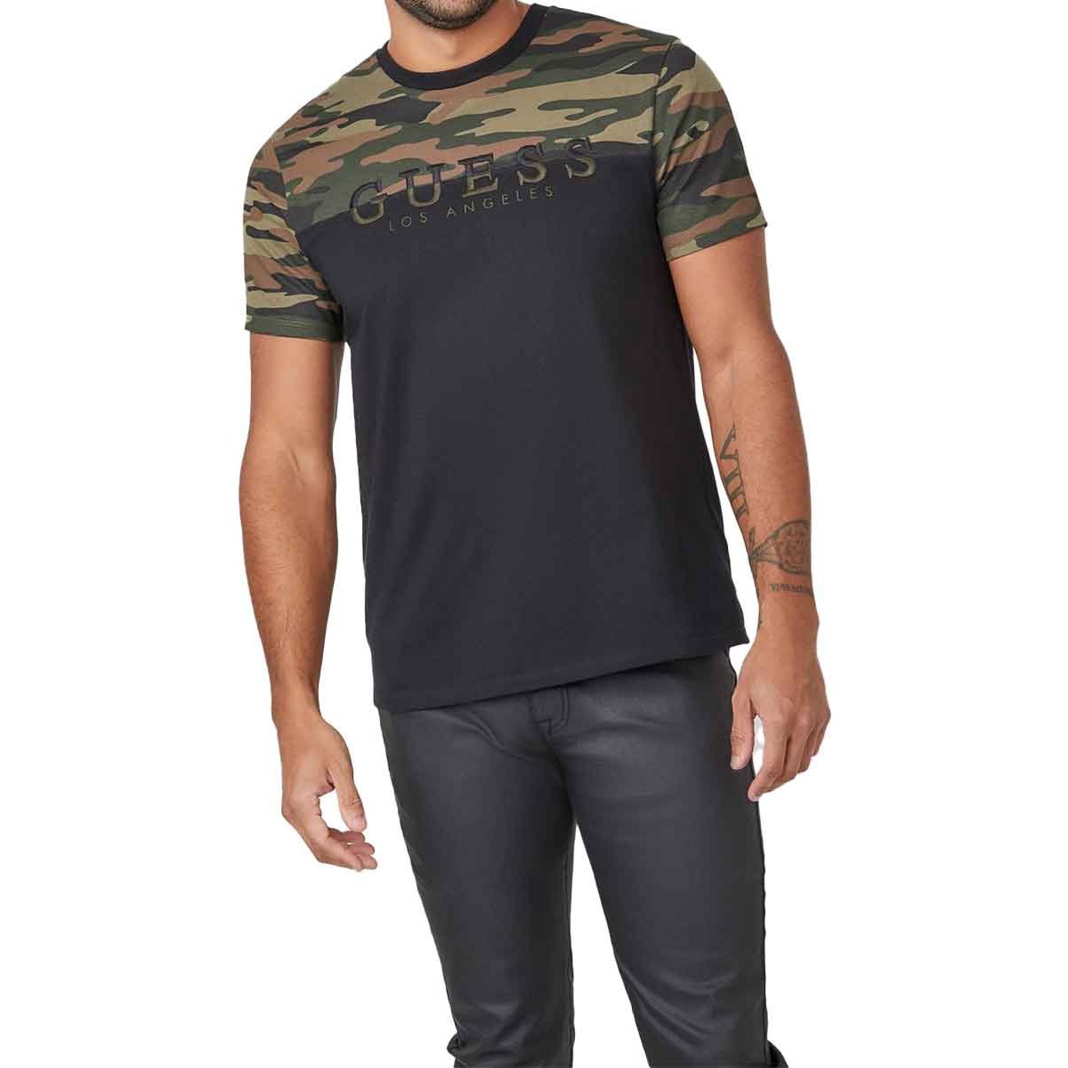 Playera Guess Logo Grande para Hombre