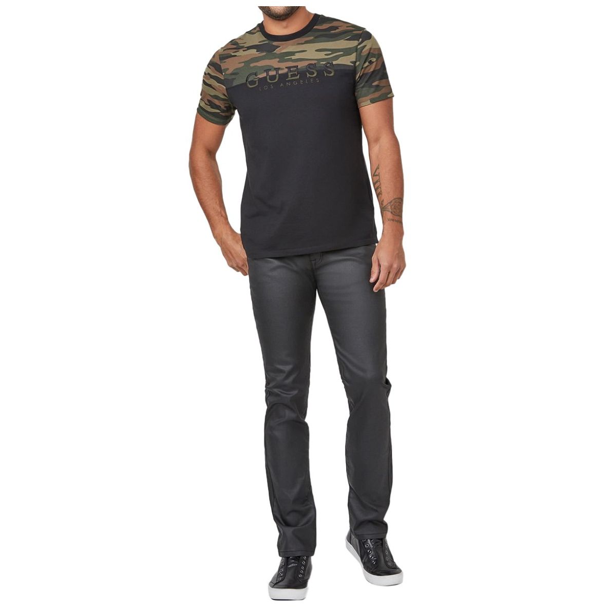 Playera Guess Logo Grande para Hombre