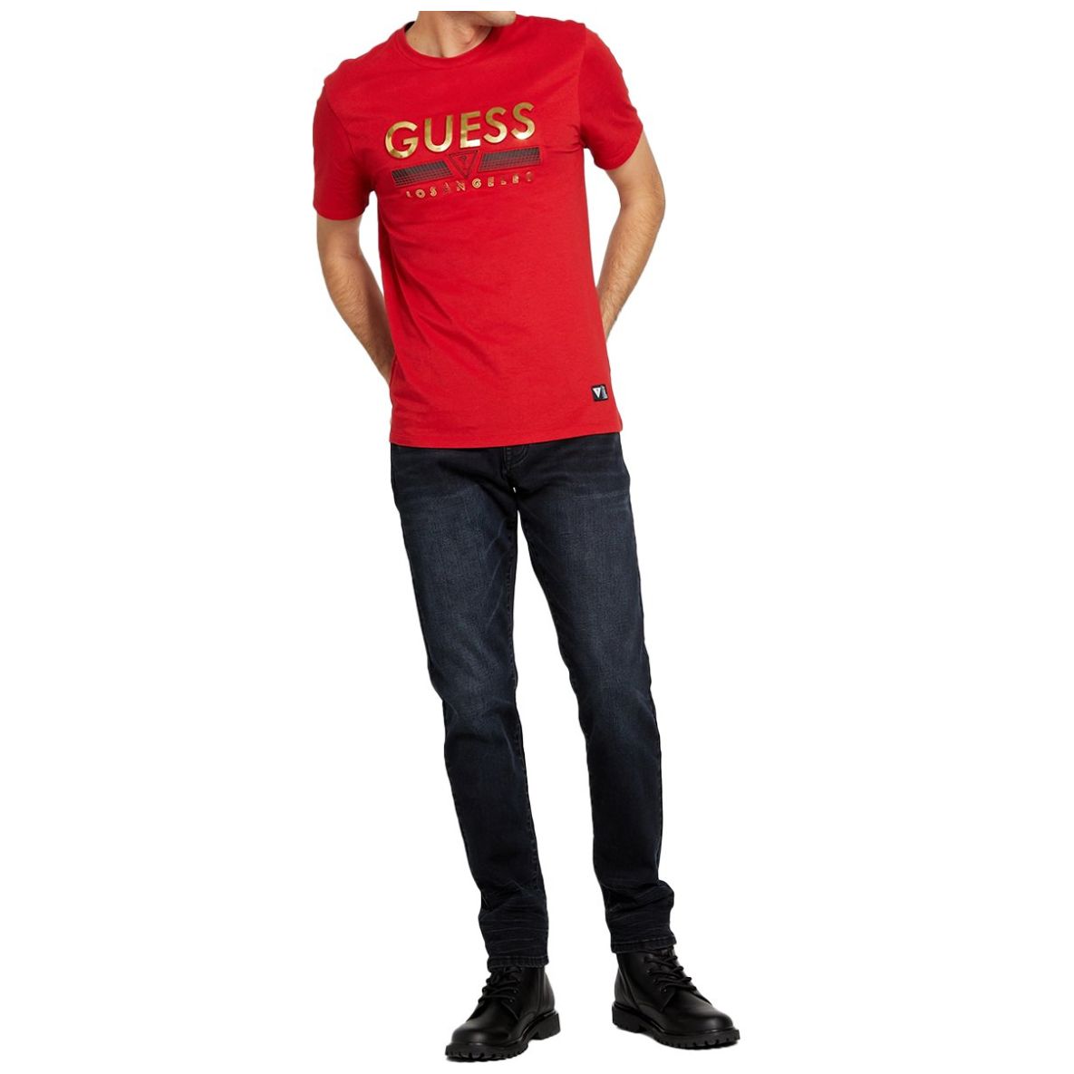 Playera Guess Logo Grande para Hombre