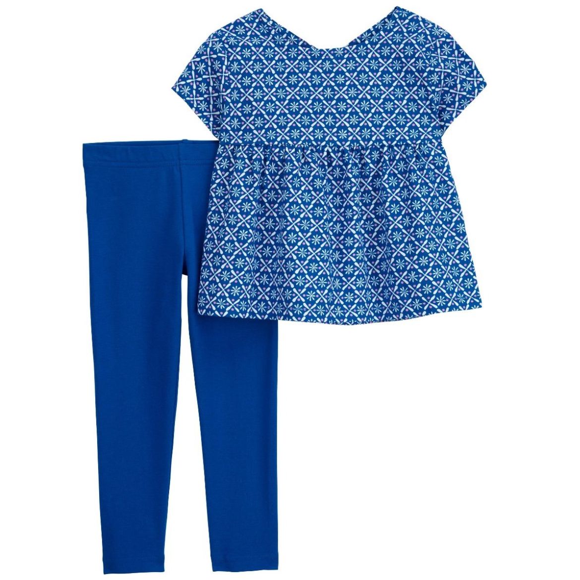 Set para Bebé Blusa Azul Manga Corta Y Pantalón Carter's