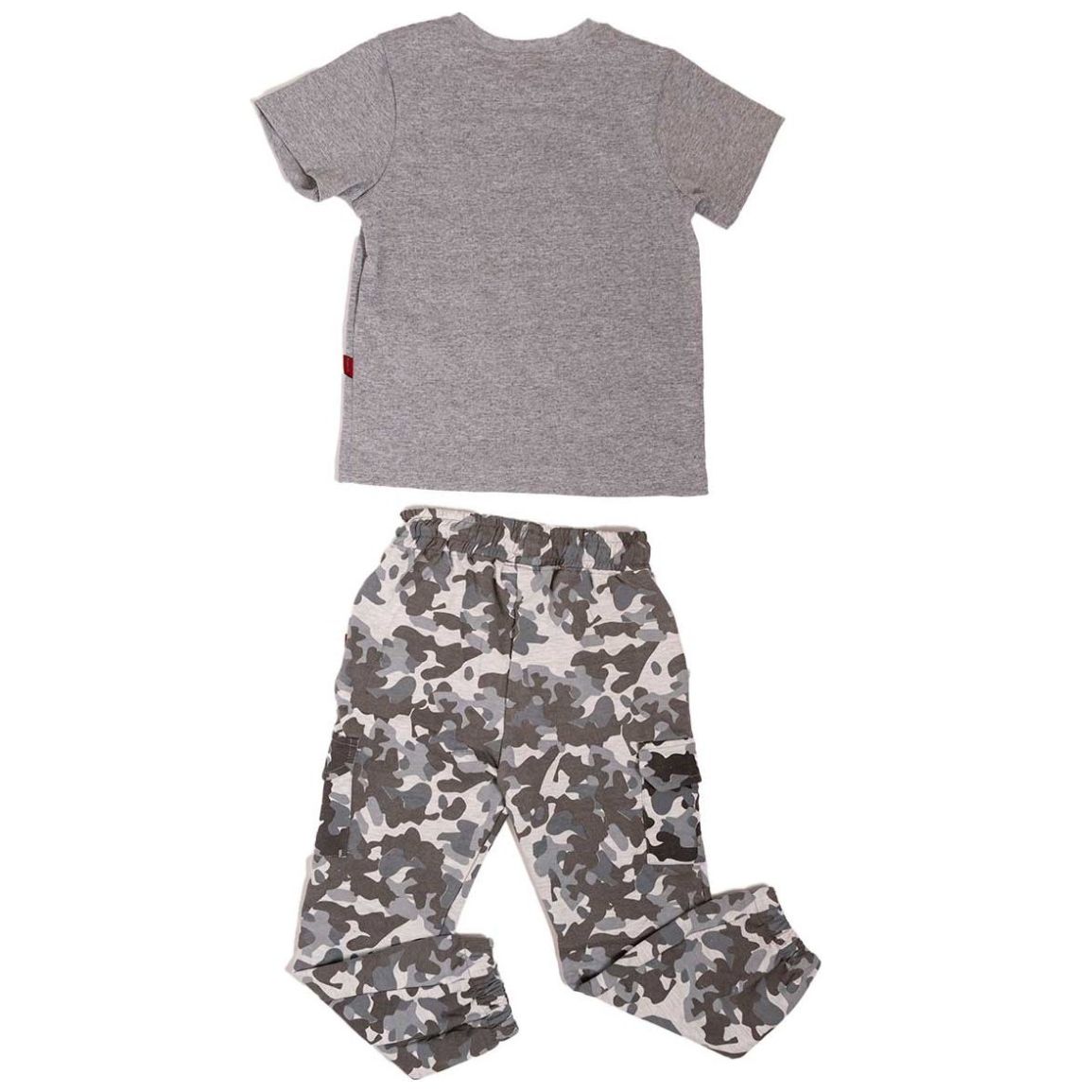 Conjunto para Niño 2 Piezas Playera Explorador Manga Corta Y Pantalón Camuflaje Snoopy
