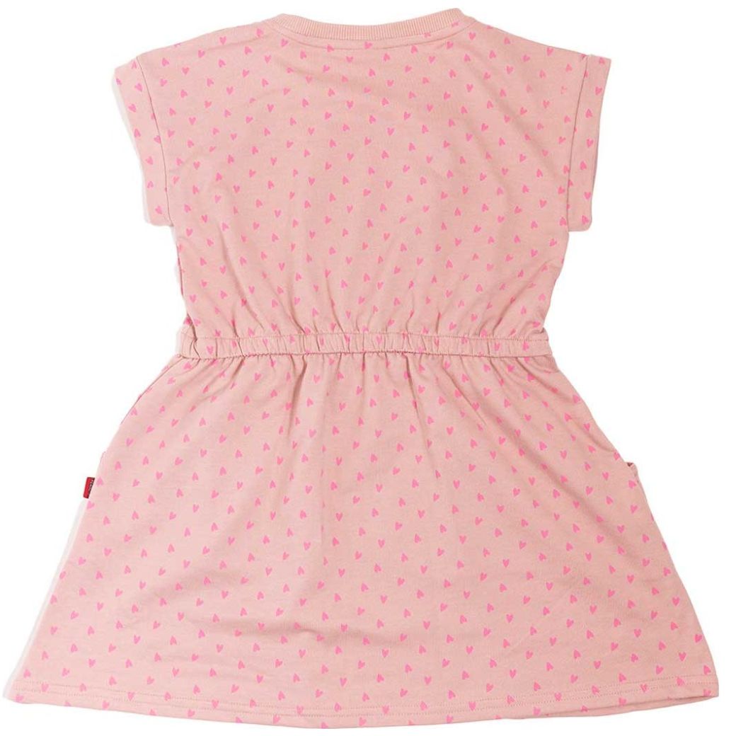 Vestido para Niña Manga Corta Corazones Snoopy