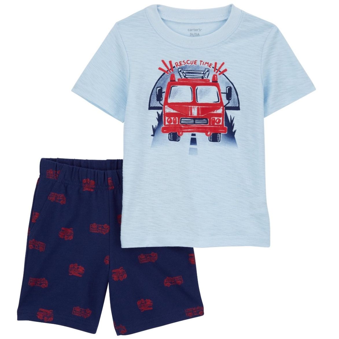 Set para Bebé 2 Piezas Playera Manga Corta Estampado Truck Y Short Carter's