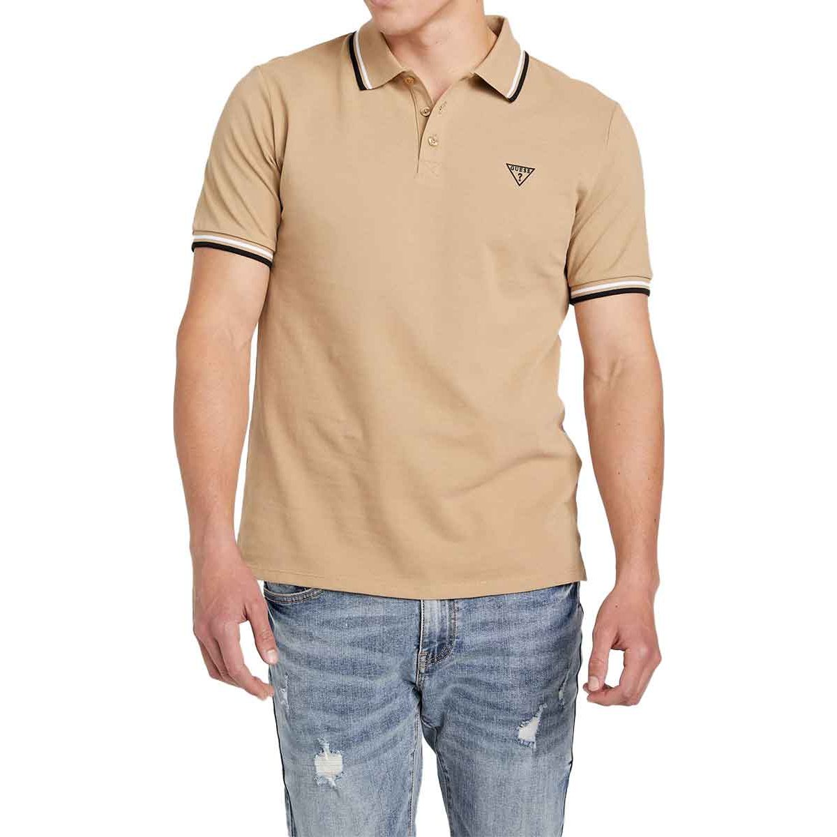 Playera Tipo Polo Guess Logo Pequeño para Hombre