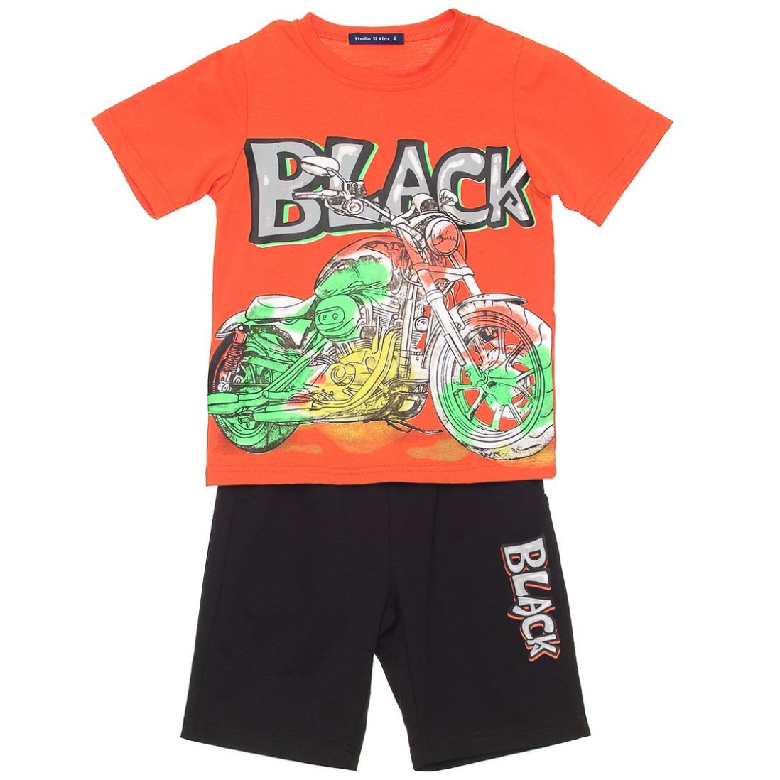 Conjunto Playera Manga Corta para Niños Studio si