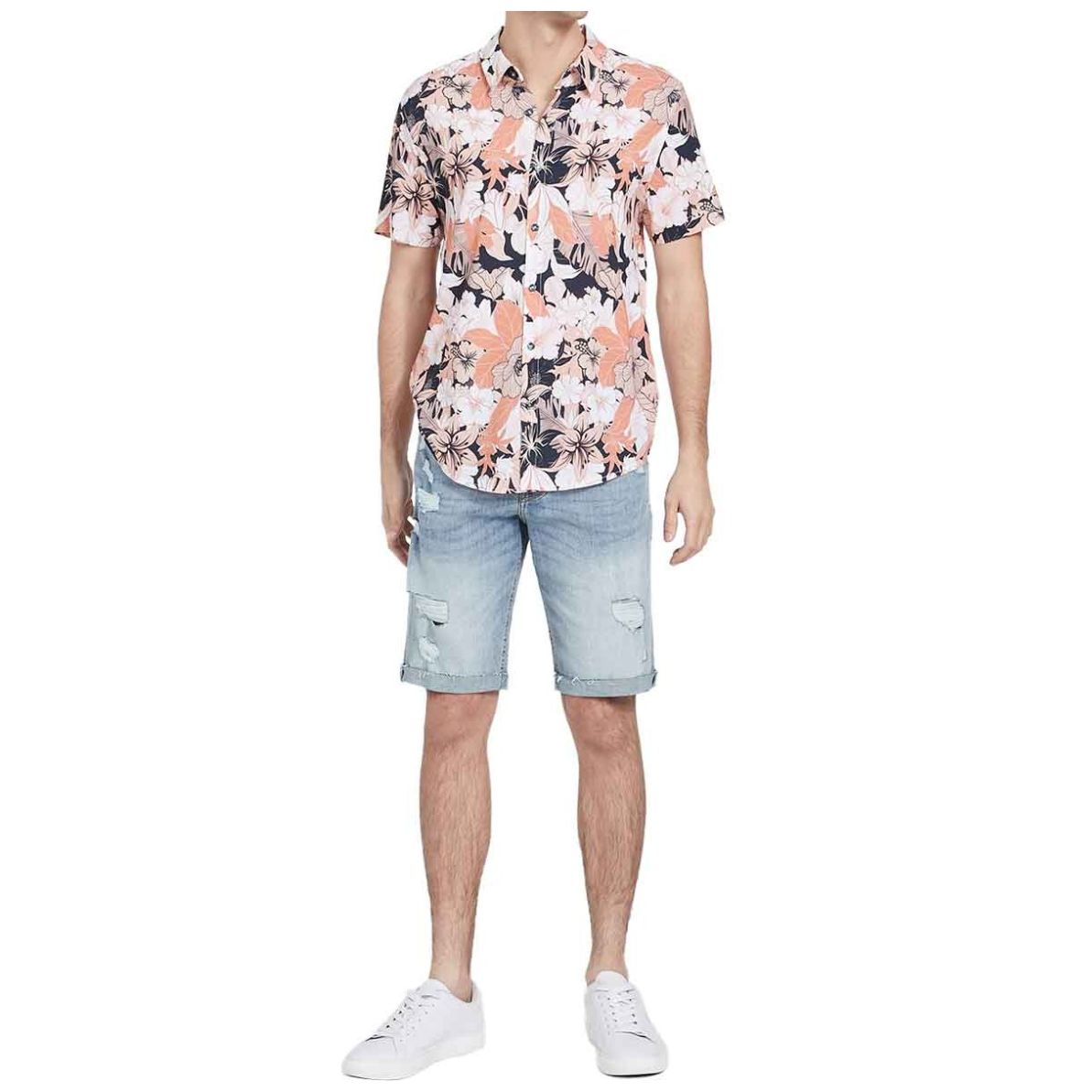 Camisa Guess Estampado Floral para Hombre