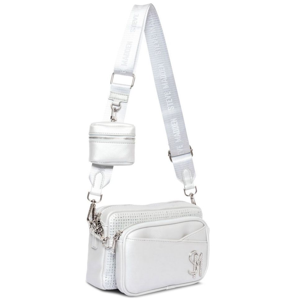 Bolso Crossbody Steve Madden Plateado para Mujer
