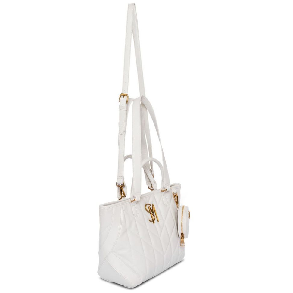 Bolso Tote Steve Madden Crema para Mujer