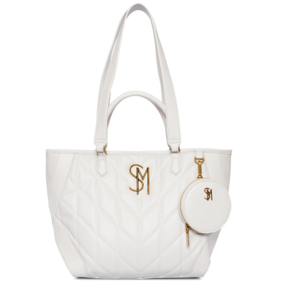 Bolso Tote Steve Madden Crema para Mujer