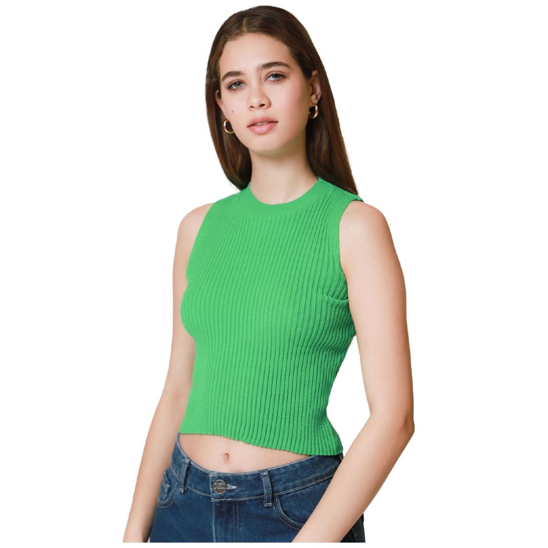Blusa de Tejido de Punto Lob para Mujer