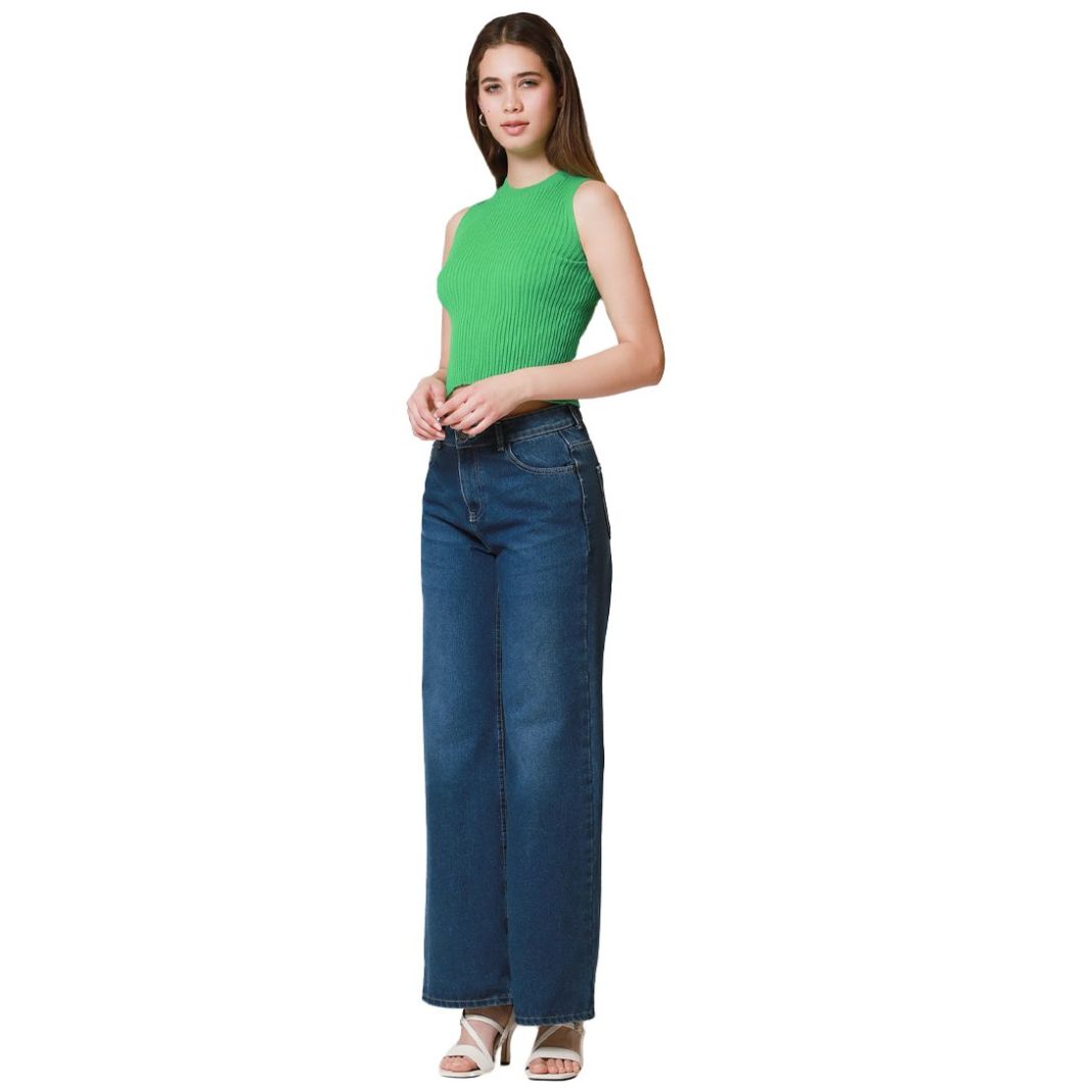 Blusa de Tejido de Punto Lob para Mujer