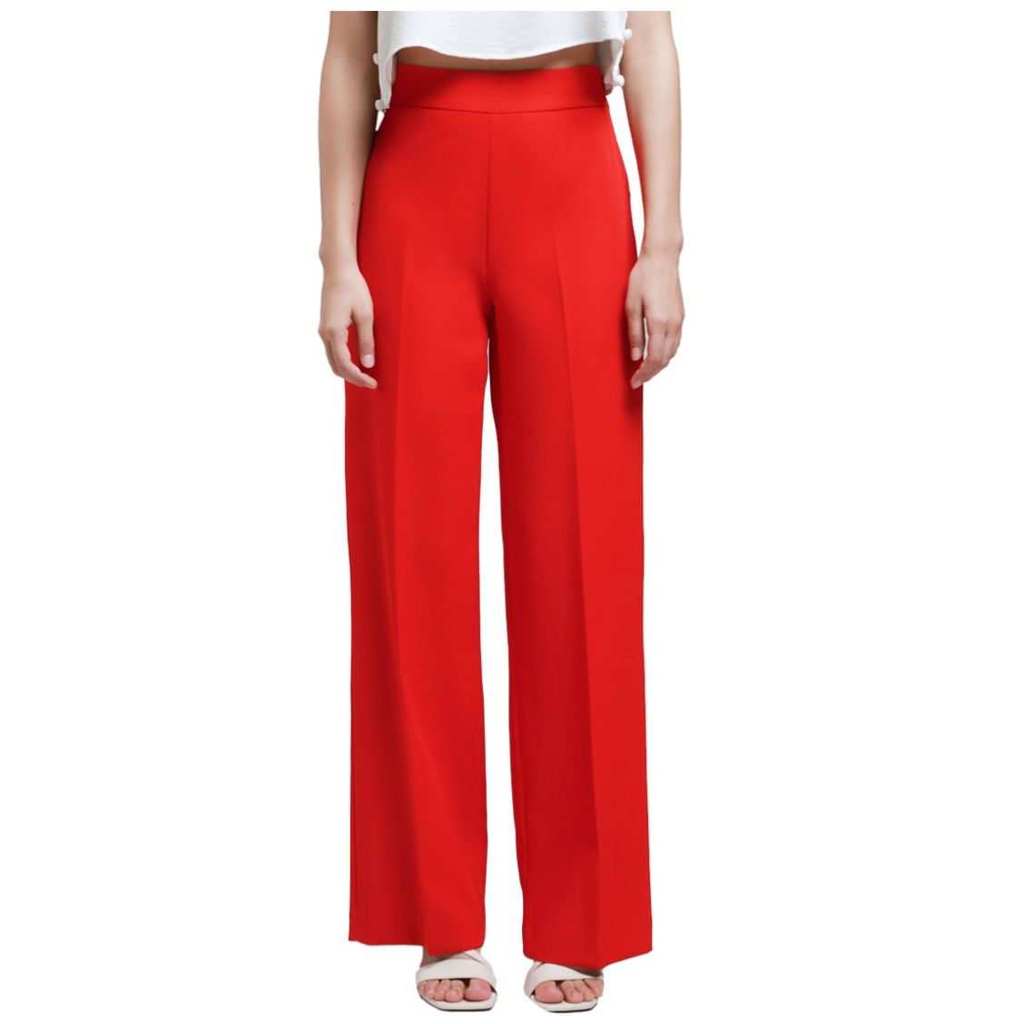 Pantalón Recto de Tiro Alto Lob