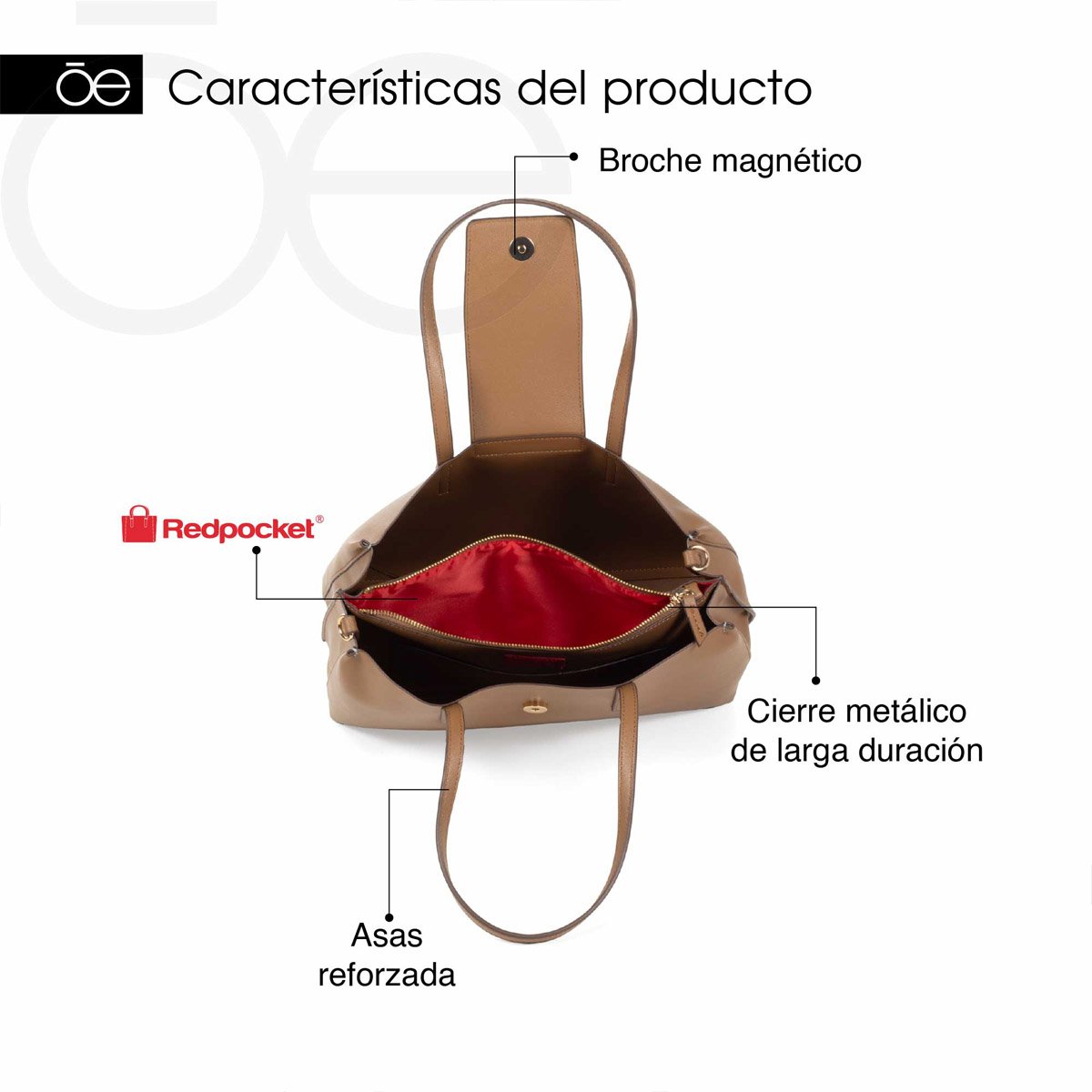 Bolso Satchel Cloe para Mujer