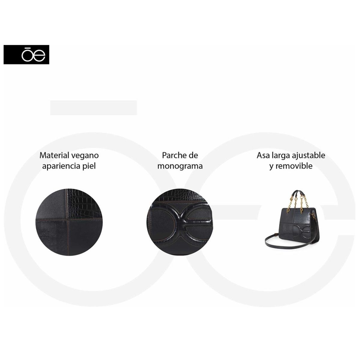 Bolso Satchel Cloe para Mujer