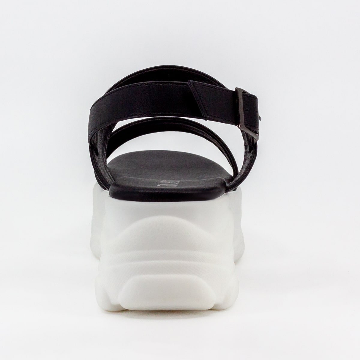 Sandalia Ajustable Negra Fun Shoes para Mujer