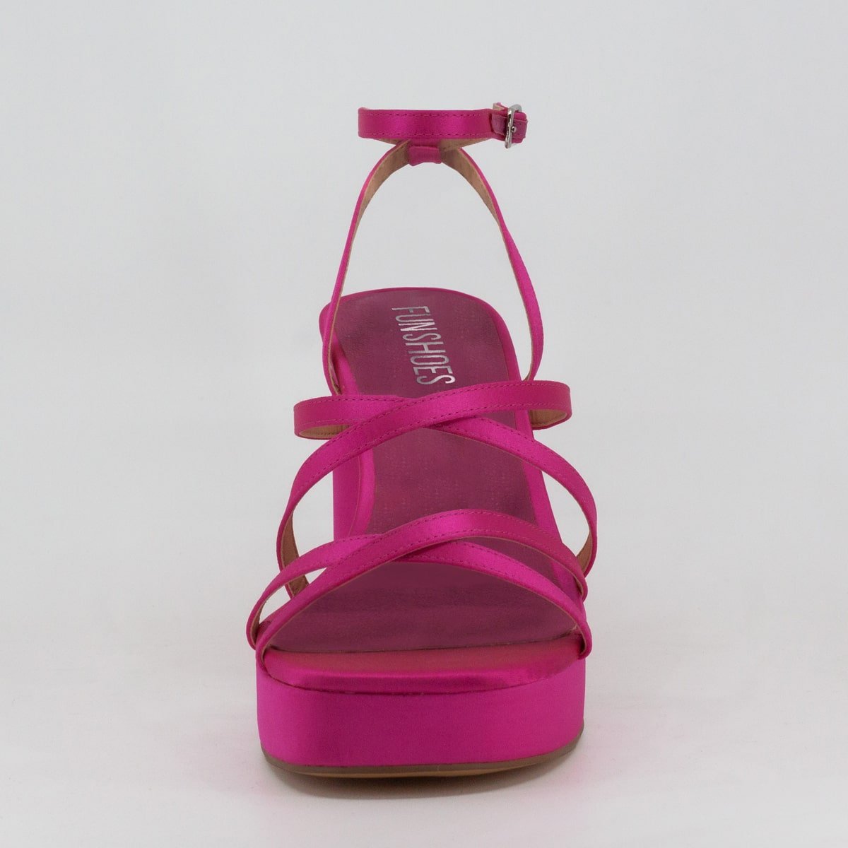 Sandalia con Tacón Tiras Cruzadas Fiusha Fun Shoes para Mujer