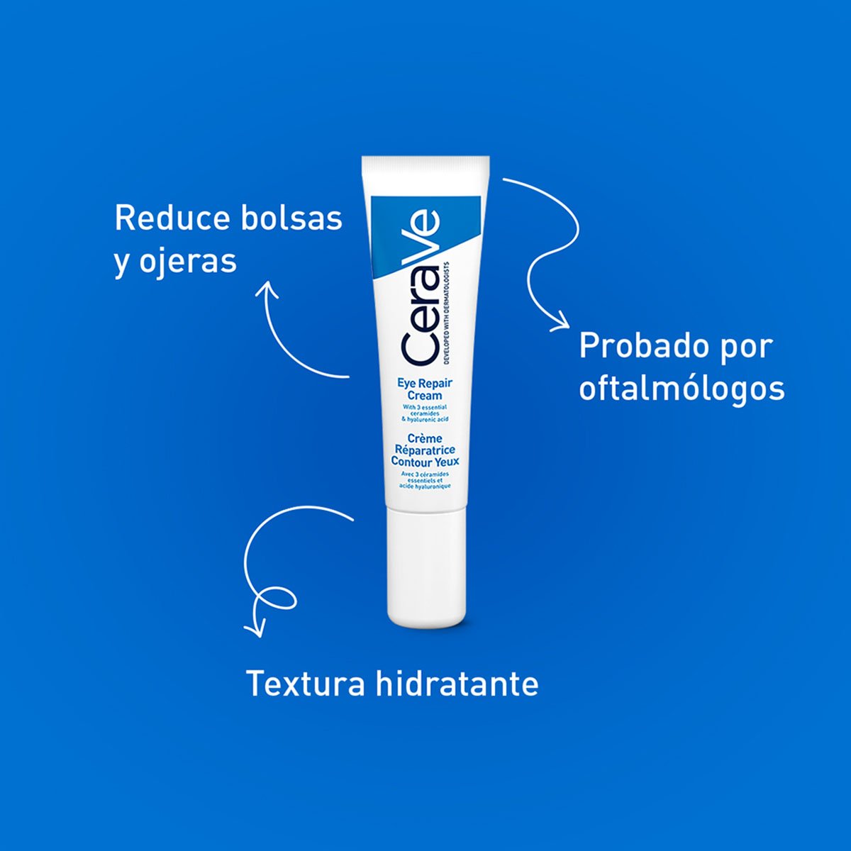 Cerave Crema Reparadora para el Contorno de Ojos 14Gr