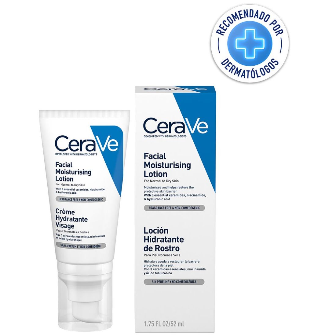 Cerave Loción Hidratante de Rostro 52Ml