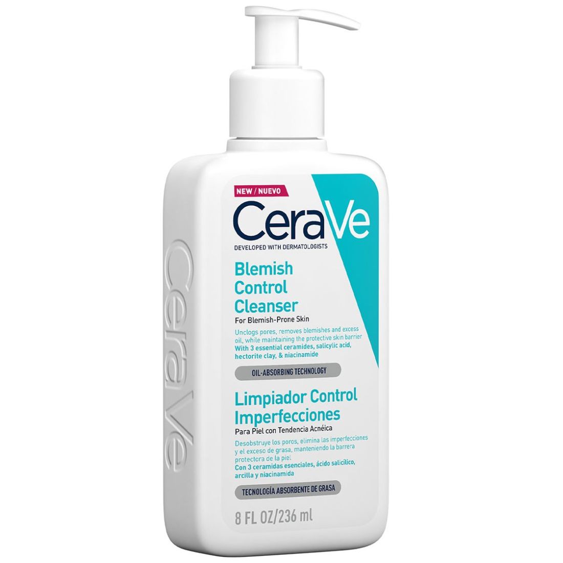 Cerave Limpiador Control Imperfecciones 236Ml Piel Grasa