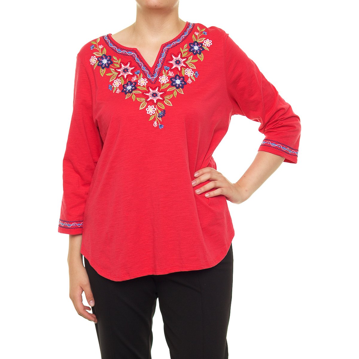 Túnica Bordada para Dama Alfred Dunner