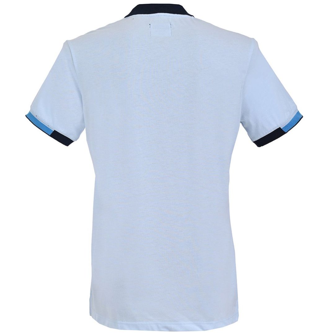 Playera Tipo Polo Jeanious Cuello Contrastante para Hombre
