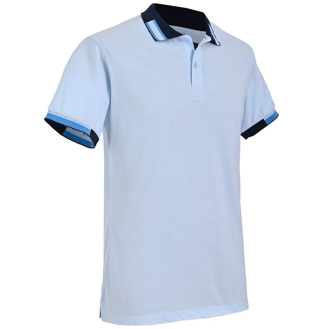 Playera Tipo Polo Jeanious Cuello Contrastante para Hombre