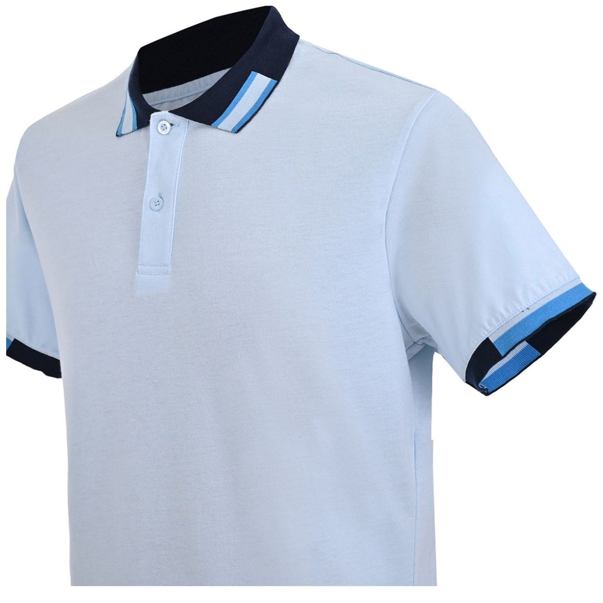 Playera Tipo Polo Jeanious Cuello Contrastante para Hombre