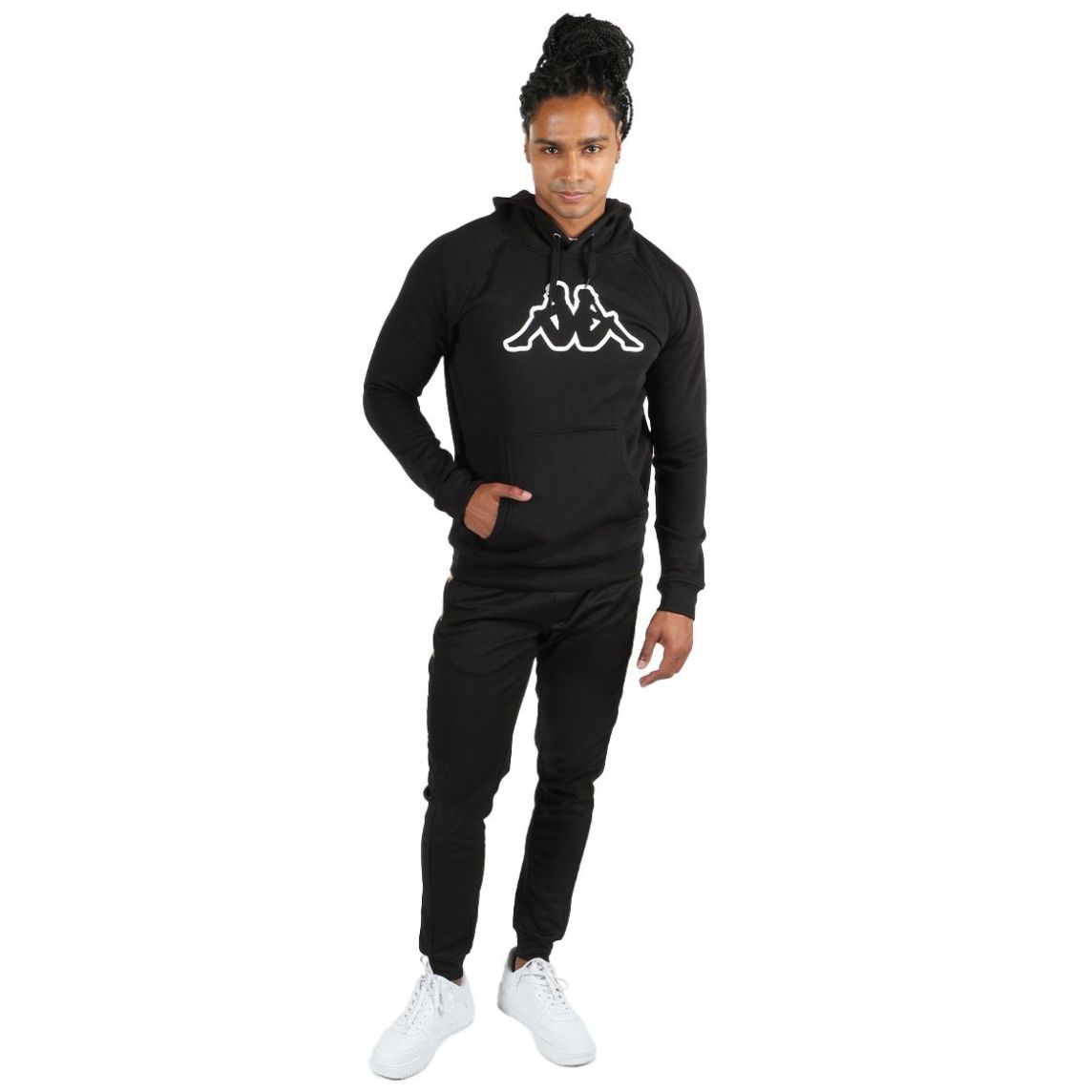 Sudadera Kappa Logo Frontal para Hombre