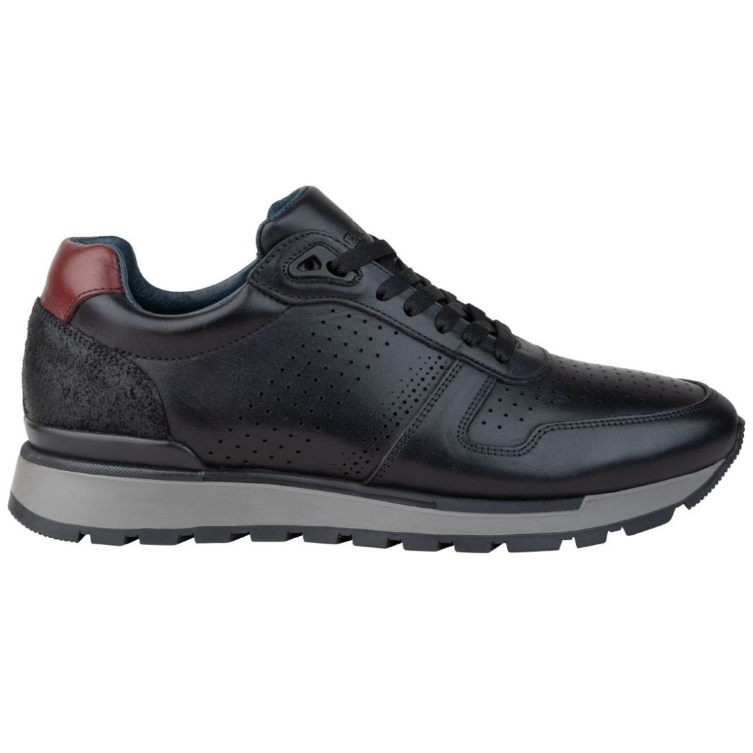 Tenis Express Negro en Piel para Hombre