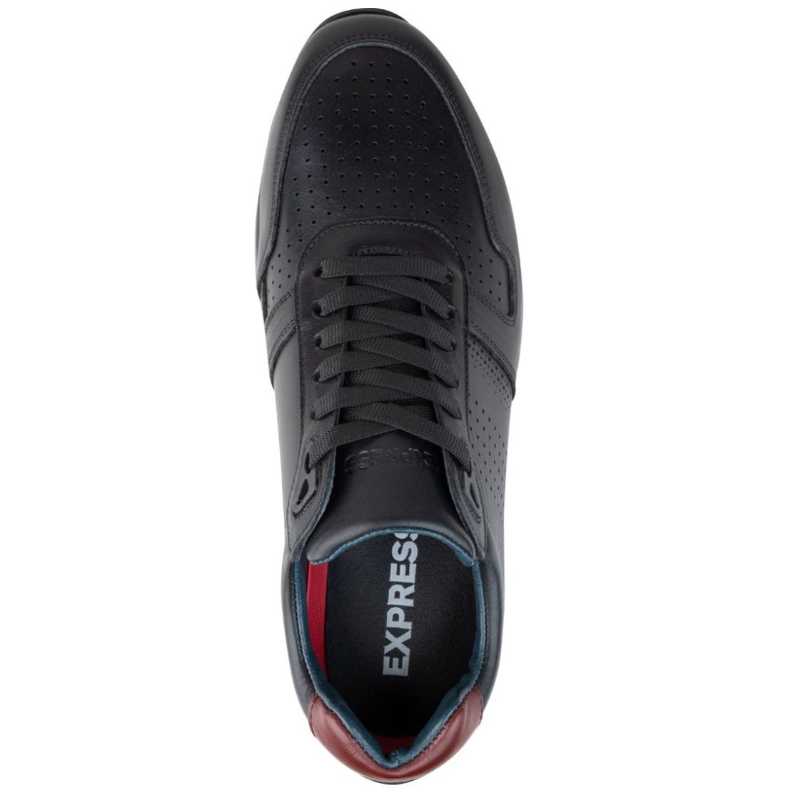 Tenis Express Negro en Piel para Hombre