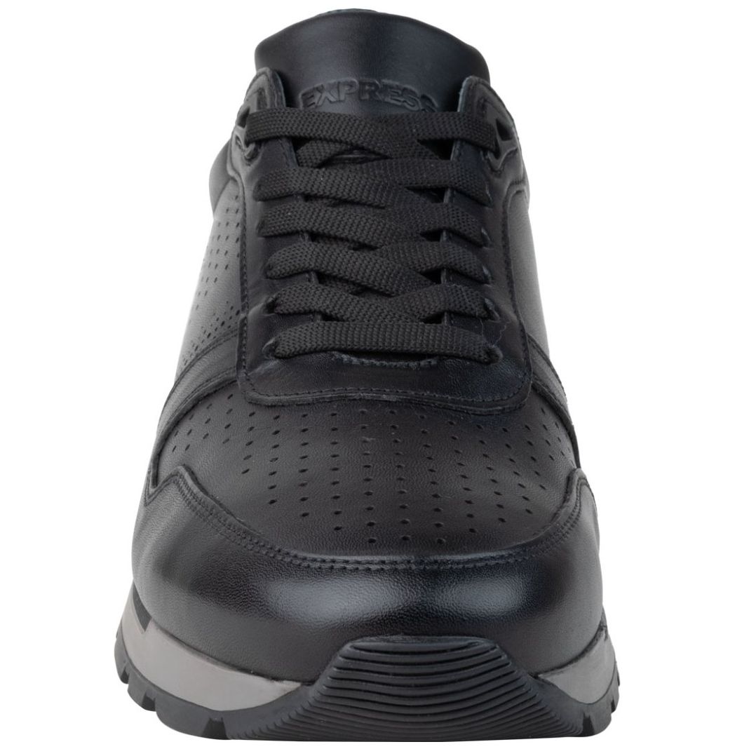 Tenis Express Negro en Piel para Hombre