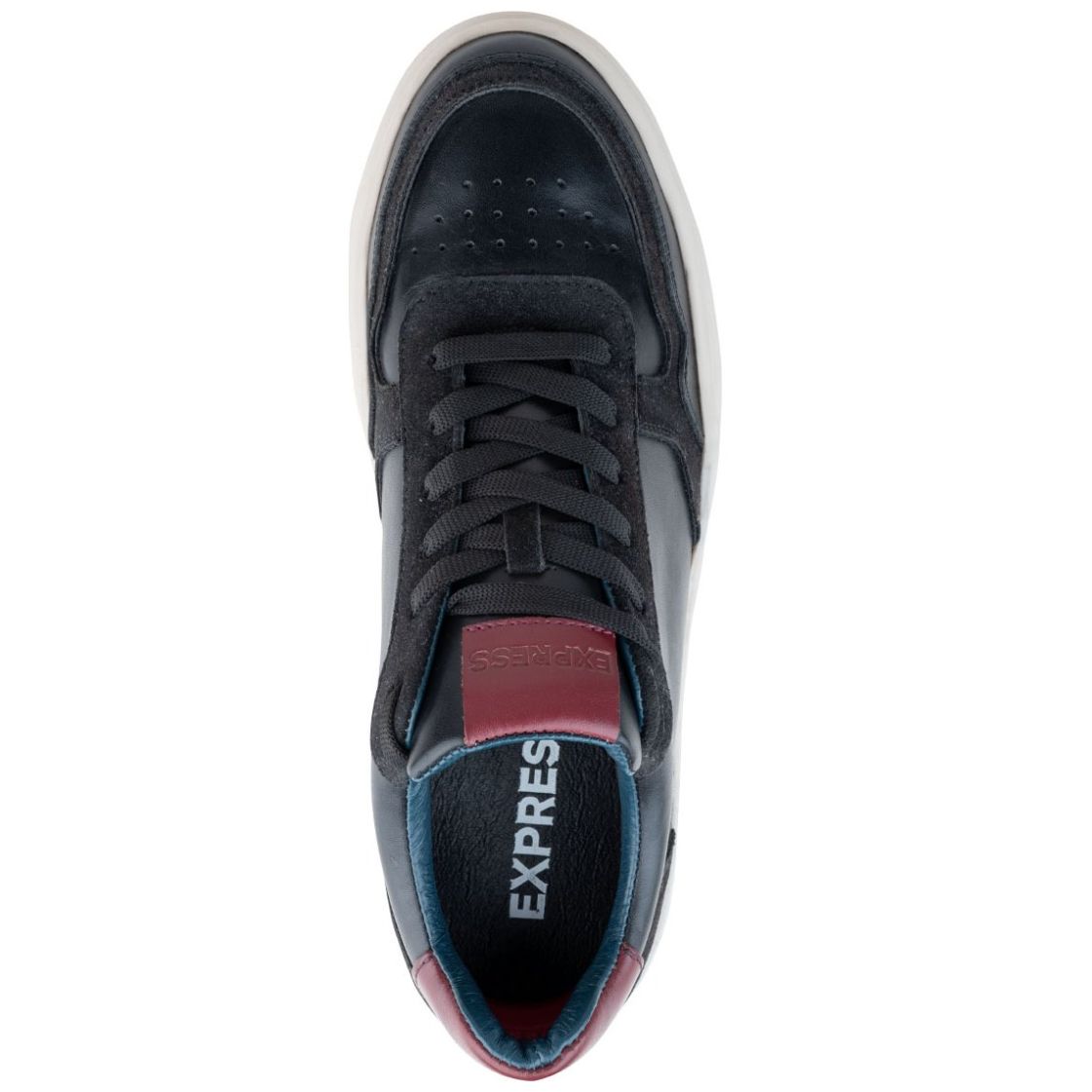 Tenis Express Negro en Piel para Hombre